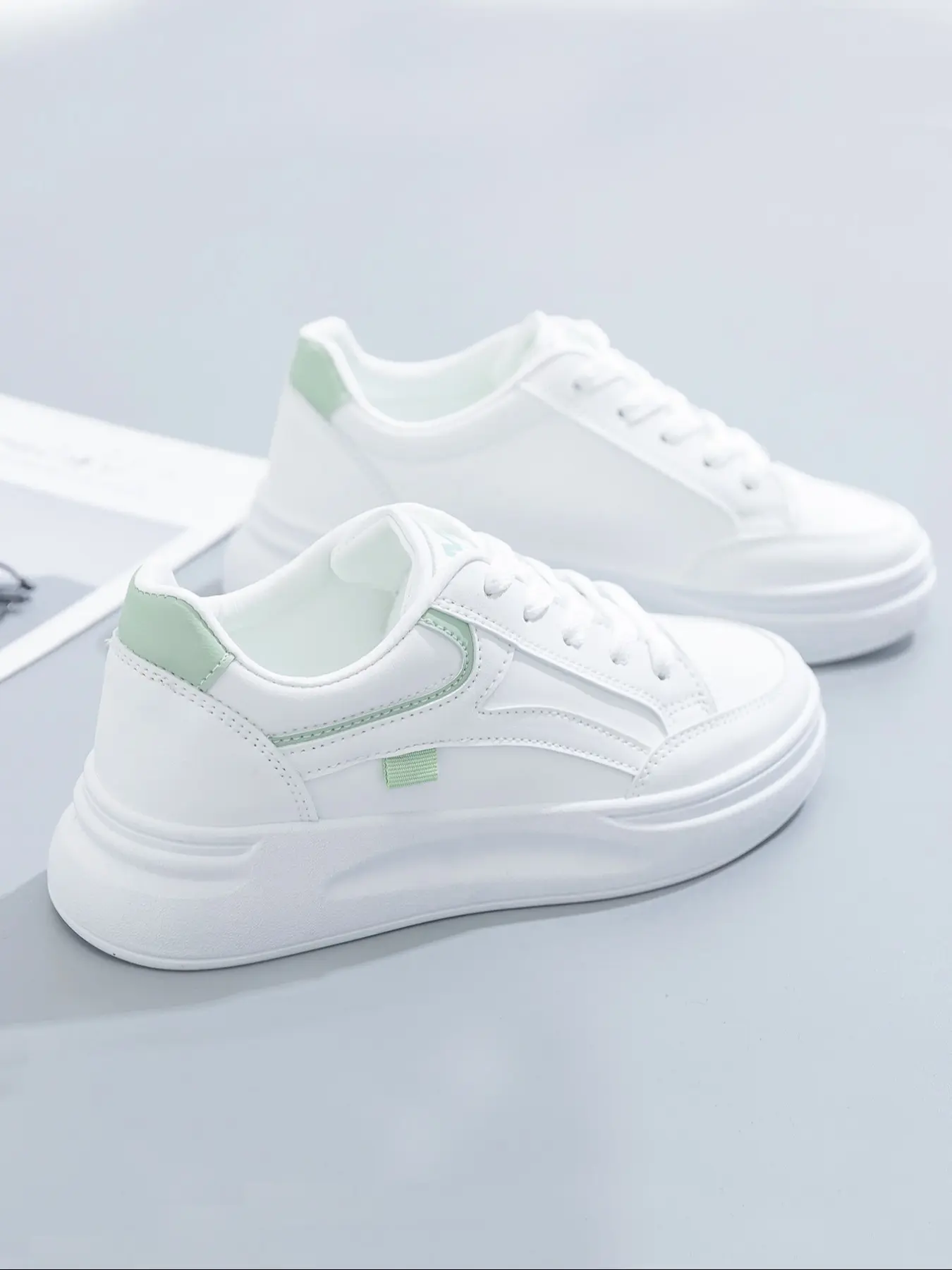 Fashion Thick Sole Casual Shoes, Versatile Lace-Up Sporty Women's Shoes, All-Season Wearable, Comfortable and Stylish, Casual Sneakers, Casual Sporty Trainers