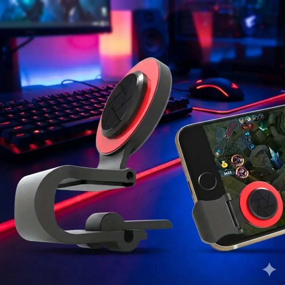 Portable Bluetooth Game Controller for Mobile Gaming | Mini Joystick Handheld Controller | Travel-Friendly Touchscreen Device Accessory | Enhanced Gameplay for Smartphones & Tablets | Compact Gaming Gear