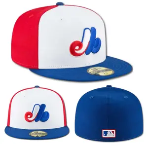 New Era Montreal Expos White Cooperstown Collection Wool 59FIFTY Fitted Hat, MLB Streetwear Style