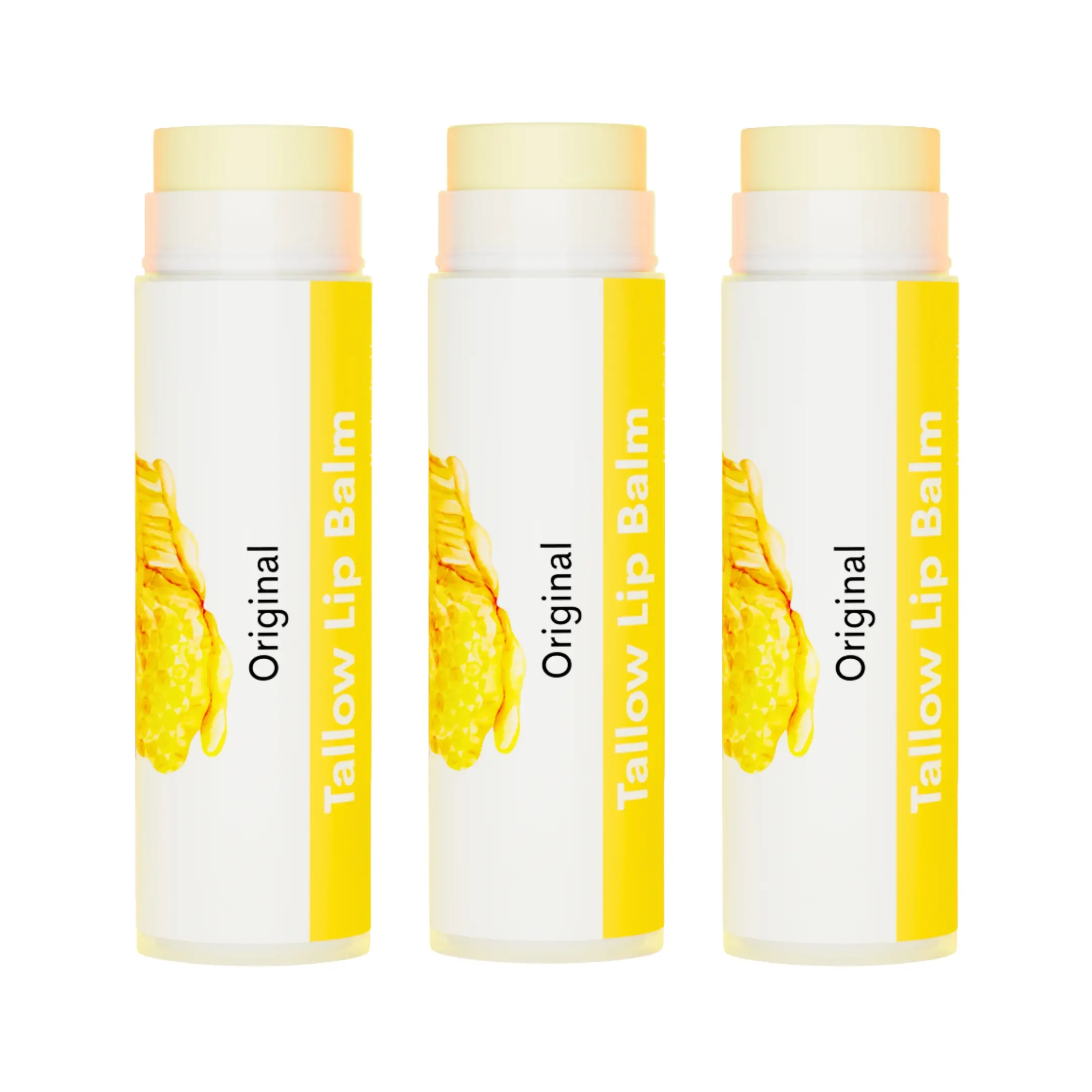 Tallow Lip Balm - Long Lasting, Deep Moisturization, Smooth Skin, Ingredients Skincare Nourishing Comfort Moisture