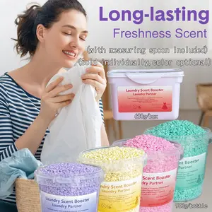 Laundry Perfume Booster 680g/900g, Boxed/Drum, with Measuring Spoon, Laundry Scent Beads, ry Fragrance Enhancer, 4 Scents, Long-lasting Freshness, Suitable for Home Use