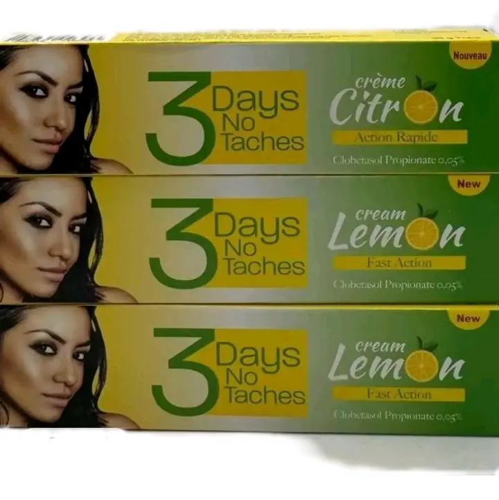 3 No Days No Taches Lemon Cream 3 tubes