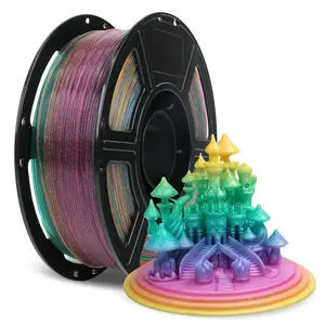 Flashforge  Chameleon Rainbow Candy  Rapid PLA Filament 1.75mm , Max 500mm/s High Speed Printing,3D Printer Filament 1kg (2.2lbs) Spool, Enjoy Exceptional Print Quality Visit the FLASHFORGE Store 4.8 4.8 out of 5 stars   (2,266)