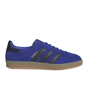 adidas Mens Gazelle Indoor Lace Up Sneakers Shoes Casual - Blue