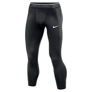 Nike Pro Mens Full Length Training Tights Dri-FIT Technology Breathable Mesh Snug Elastic Waistband