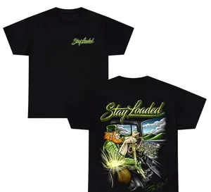 Stay Loaded Trucker Graphic T-Shirt 2 Sided Diesel Driver Tee