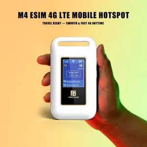 FIRST NUM Mini Portable WiFi Free 1GB per month No SIM Card No Contract Ideal for Travel, Camping & Outdoor Activities Portable Multi-Carrier WiFi Hotspot mobile  wifi