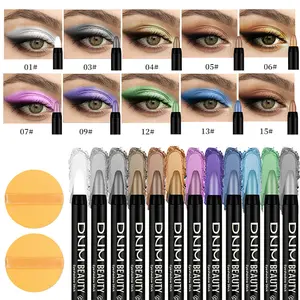 10 Color Waterproof Eyeshadow Stick Pearl HighlighterSilk Liner Rotatable Smoky Matte Eyeshadow Pencil LongLasting Makeup,Suitable for Christmas Cosmetic beauty