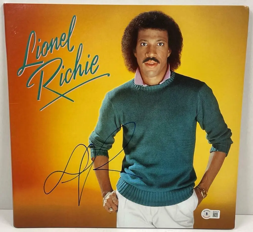 Lionel Richie Authentic Autographed Vinyl Record #3
