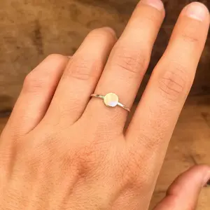 Earth Cycled Design | Large Circle Stacker Ring