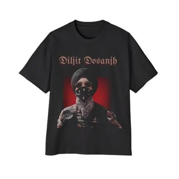 Diljit Dosanjh Punjabi Graphic T-Shirt – Unisex Indian Concert Fan Tee