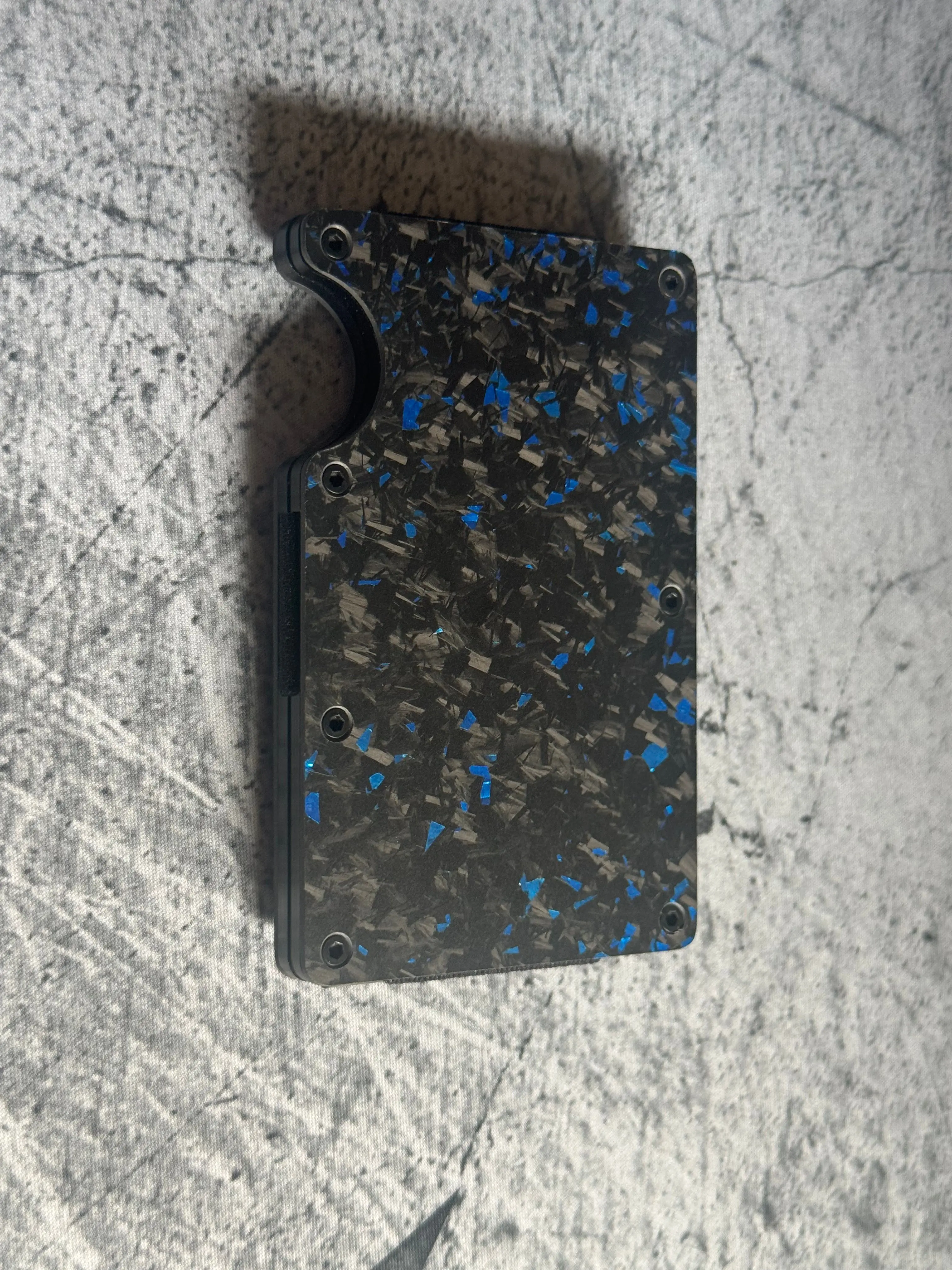 Outsider Performance USA Forged Carbon Fiber Minimalist Wallet RFID Blocking Durable Business Style Compact Functional Money Clip
