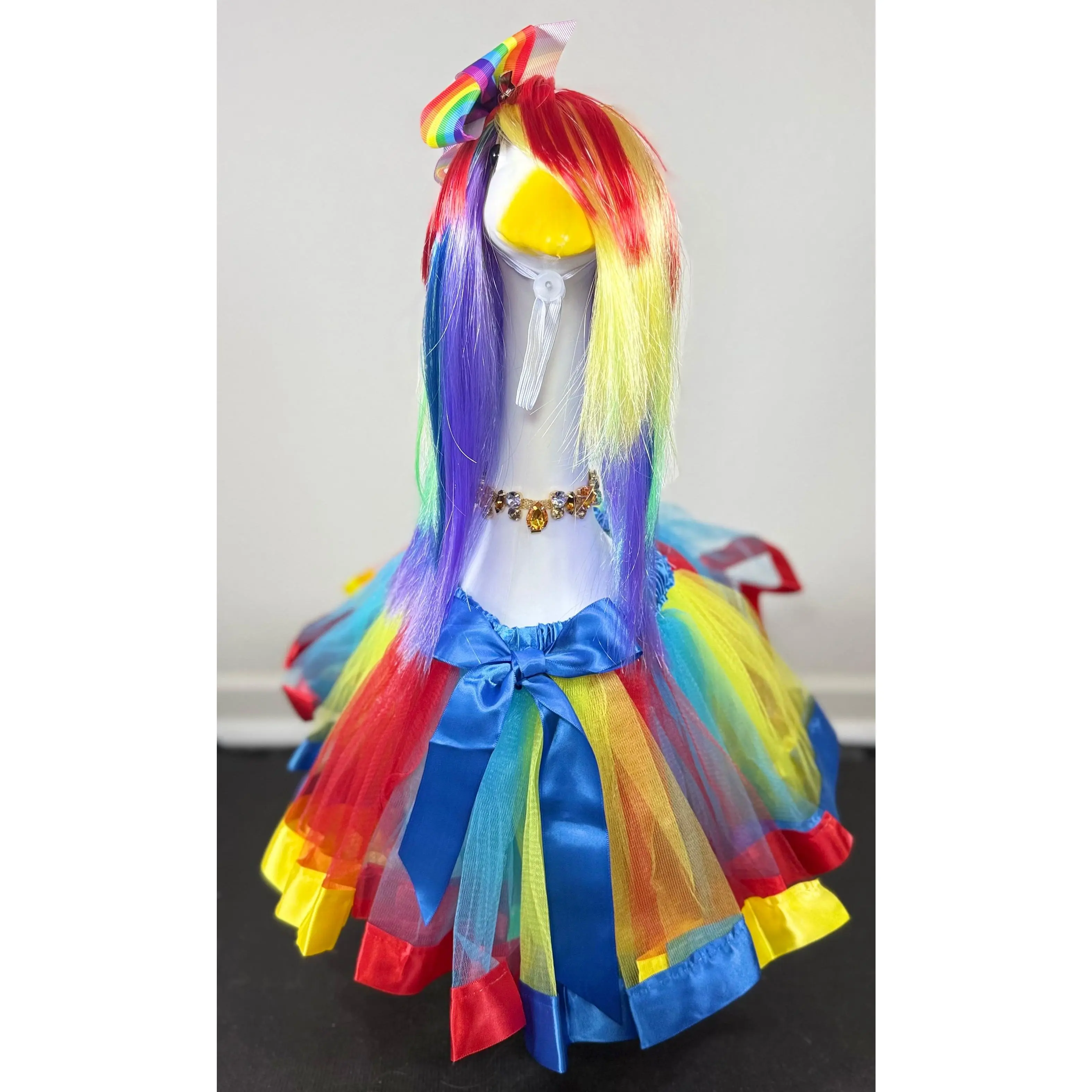 Rainbow & Pastel Tutu Goose Outfit Set – Porch Goose Dress