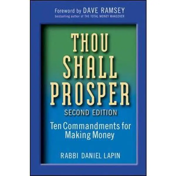 USED Book - Thou Shall Prosper: Ten Commandments for Making Money by Lapin, Daniel (Hardcover) - english