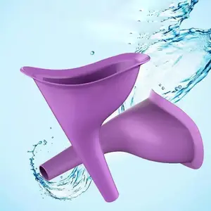 Portable Standing Female Urinal, Ergonomic Design Car Toilet, Portable Travel Toilet, Suitable for Camping and Outdoor Use, Durable Rubber Silicone Material, Compact Size, Easy to Carry