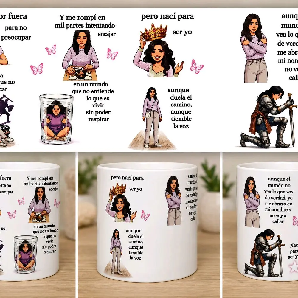 Taza personalizada!!! Sonreia por fuera para no preocupar.