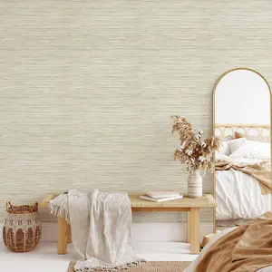 Grasscloth Wallpaper Peel and Stick Cream Grassweave Peel & Stick Wallpaper Textured Stick on Wallpaper Contact Paper 17.3"x118"