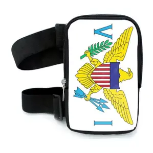 Run & Revel Caribbean Carnival Adjustable Thigh/Leg Bag - US Virgin Islands