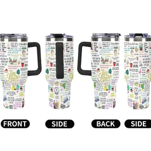 [MADE IN US] Vacuum Insulated Tumbler The Golden Girls with Lid - Stainless Steel Travel Coffee Mug Double Wall Hot & Cold Drink Cup Leakproof Portable