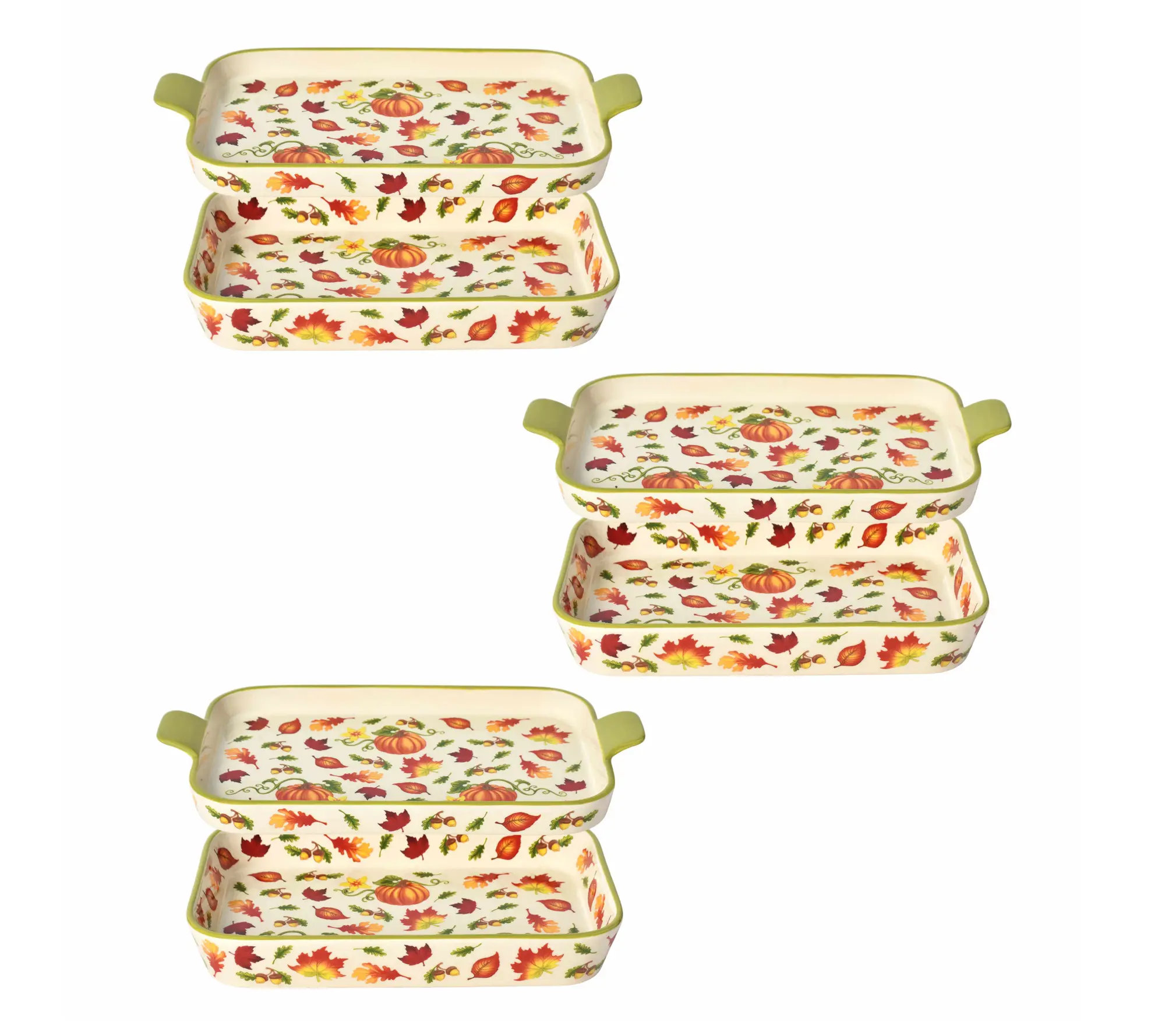 Temp-tations Seasonal Set of 3 Micro Bakers with Lid-its