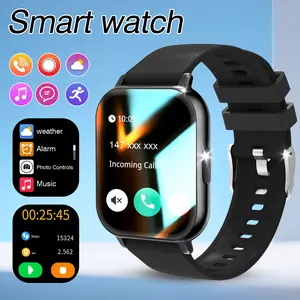 2026 New Smartwatch, 1.83-inch, unisex, wireless calling, multiple sports modes, message notifications, remote photo, music playback, compatible with Iphone and Android