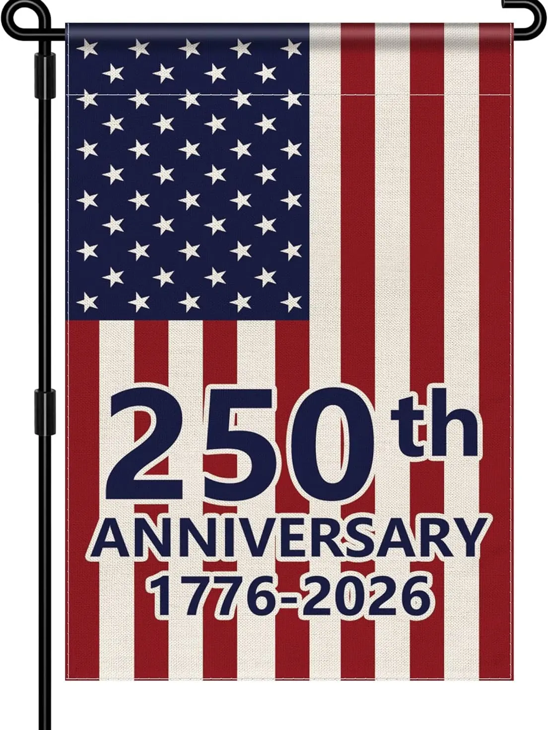 250 Anniversary Usa Garden Flags for Outside, 250 Anniversary USA Flag with Eagle Design, Patriotic 4th of July Decorations 1776-2026  Yard Sign Double-Sided Waterproof Flag 12x18 Inch 250 Year American Flag
