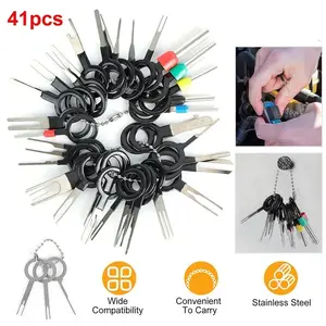 39-Piece Mini Electronic Crimping Tool Set, Stainless Steel Pliers, Portable Wire Stripper, Car Terminal Removal Tools