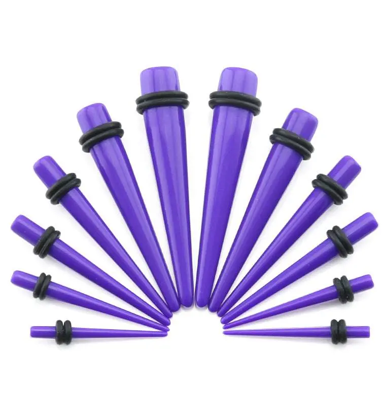 Acrylic Purple Taper