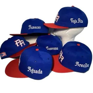 PR SnapBack Baseball Caps with Towns of Puerto Rico