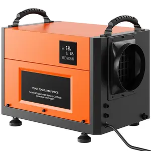 VEVOR 156 Pints Commercial Dehumidifier with Drain Hose for Crawl Spaces, TikTokShopBlackFriday, Basements Warehouse & Job Sites, Large Capacity Dehumidifier for Water Damage Restoration, Auto Defrost, CSA Listed