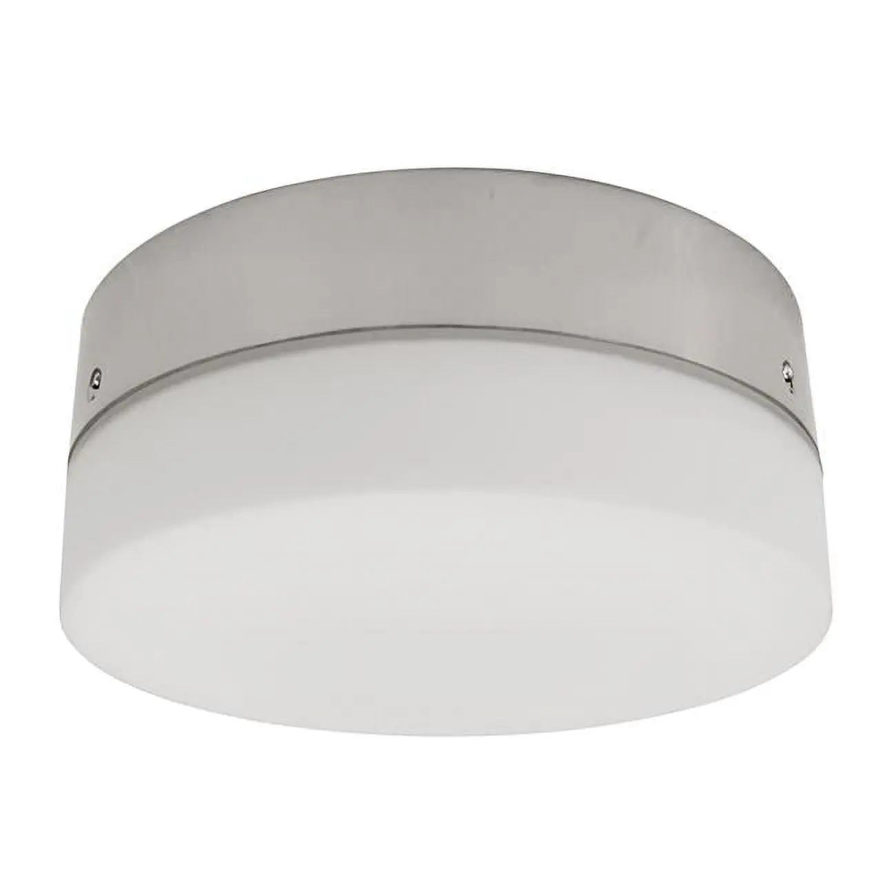 Lucci Air 210255010 Brushed Chrome Climate LED Light Kit - Minimalist 13W Metal & Glass Ceiling Mount Lighting Accessory for Home Improvement (3.74 Inches High), 1.43 Lb