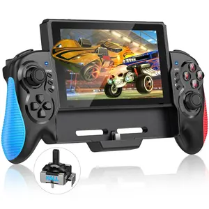 Switch Controller for Switch/OLED, Hall Effect One-Piece Controller with Adjustable Turbo and Dual Motor Vibration