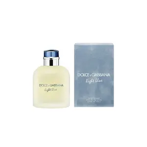 Dolce & Gabbana Light Blue Pour Homme Eau De Toilette Spray Citrus Aromatic Fragrance For Men Top Notes Grapefruit Bergamot 2007 Launch