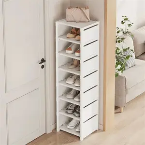 Space-Saving Multi-Layer Shoe Rack Cabinet - Sturdy Doorstep Entry Storage For Small Household, Indoor Dormitory Rental, Easy Assembly, Compact Design, Holds Multiple Pairs Of Shoes