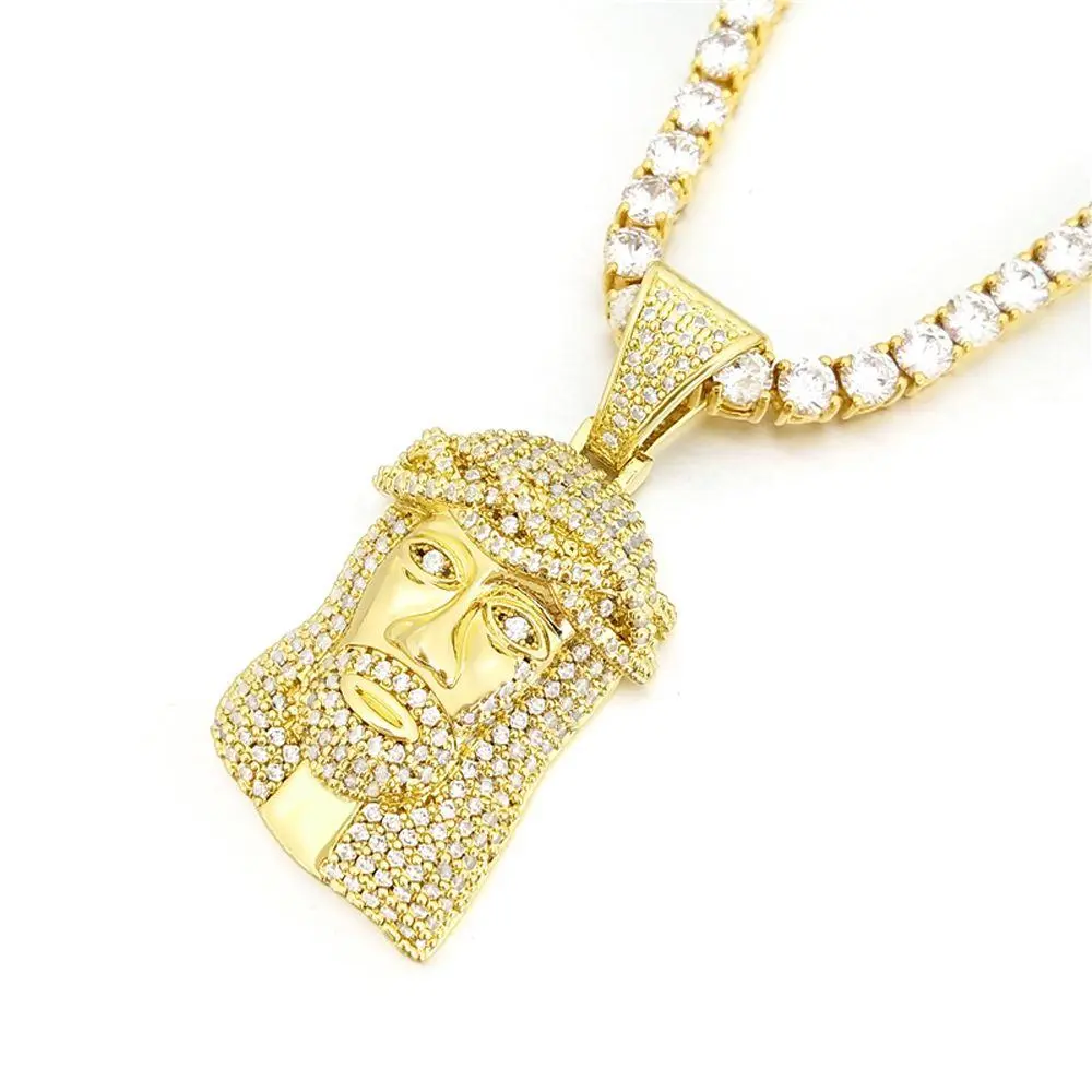 Mini Jesus Hip Hop Bling Bling Pendant
