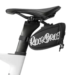 ROCKBROS FlashRide Sketch Bike Seat Bag - Durable Black Saddle Pouch for Easy Storage