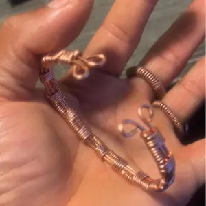 Pure Copper Bracelet - Handcrafted Healing Energy Jewelry for Balance Strength & Circulation - Adjustable Unisex Design for Daily Wear Meditation & Gift