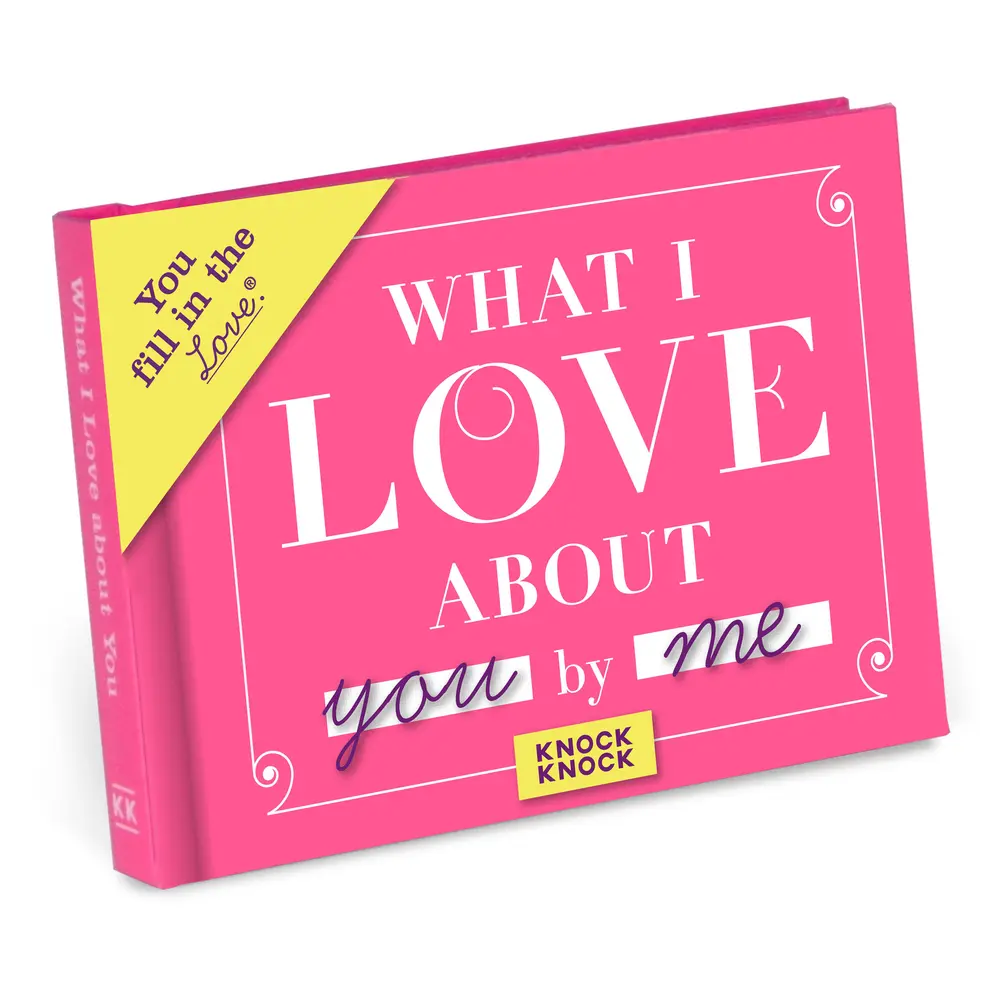 Used Knock Knock What I Love about You Fill in the Love Book - Hardcover, English, Express Yourself, 4.5×3.25 in, 0.2 lbs, 112 Pages