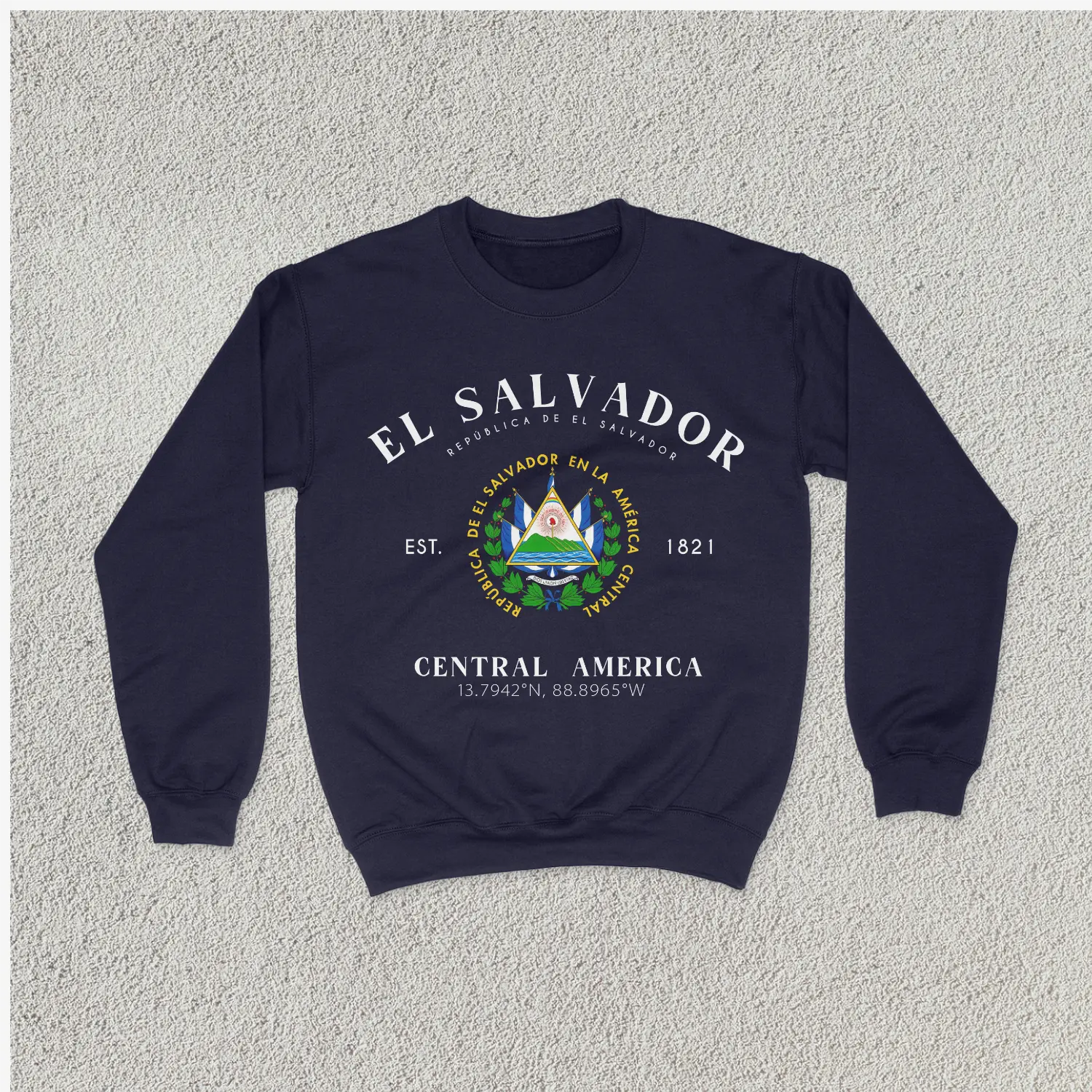 El Salvador unisex sweater, independence day, gift, holidays, birthday