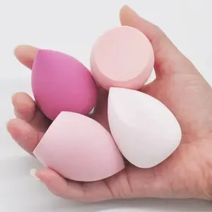 Multi-Color Makeup Sponge Set of 4, Dry Wet Use, Soft Blending, Suitable for Bb Cream, Foundation, Lotion, Universal Makeup Tool