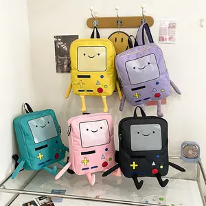 Cartoon Robot Travel Laptop Cute Backpack Interesting Animal Trip Schoolbag Computer Bag Gift for Men & Women Fits Notebook Bag for Students and Office Workers, Large Capacity and Internal compartment