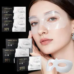 Moisturizing Eye Mask 10g X 5 Sheets, Rich in Niacinamide and Collagen, Brightening and Firming Eyelid Care, Intensive Eye Care, Anti-Dark Circles and Puffiness