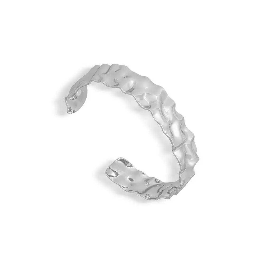 EVRY JEWELS Gold or Silver Plated Women's Kyoto Bangle Bracelet