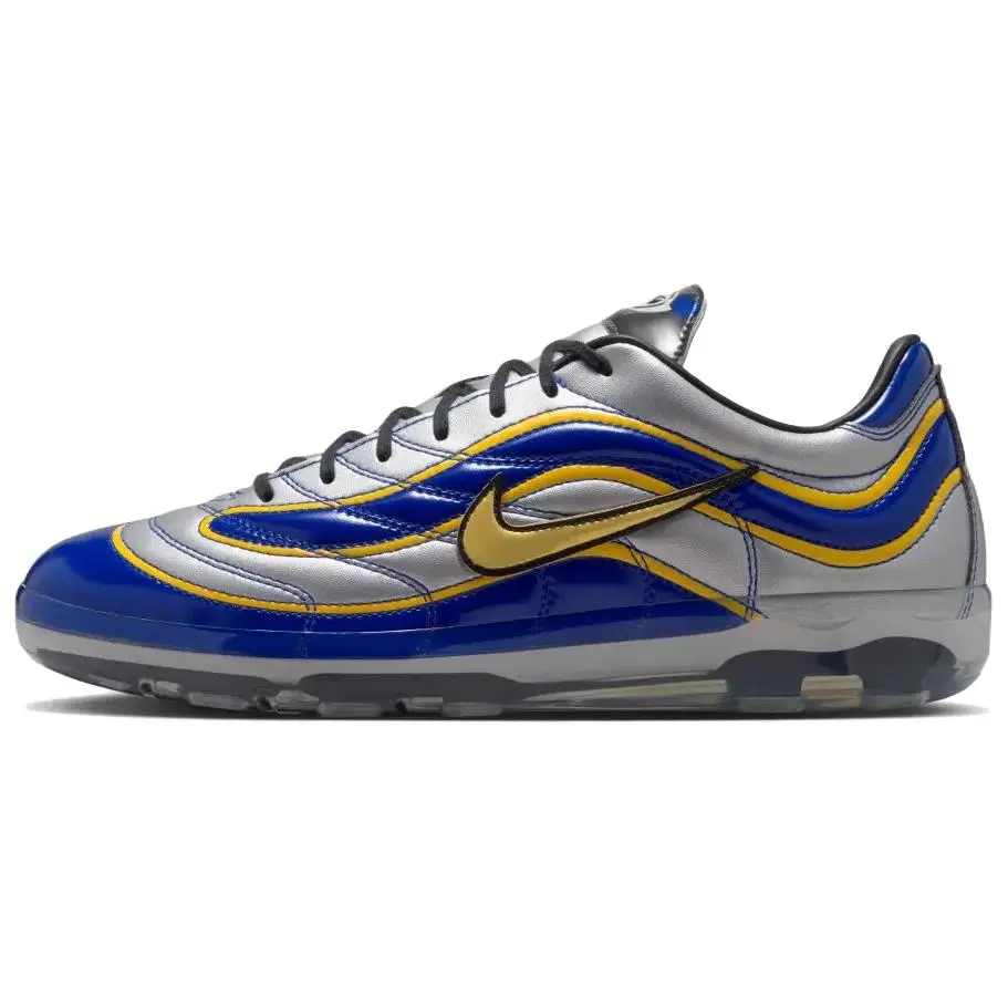 Nike Cryoshot Mercurial Vapor R9 'Royal-Metallic Silver-Varsity Maize' Football Soccer Shoes, High-Performance Sports Footwear for Speed and Explosive Speed, Cleat, Outdoor, Lightweight