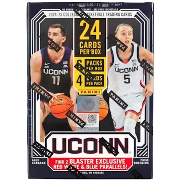 2024-25 Panini UConn Collegiate Basketball 6-Pack Blaster Box