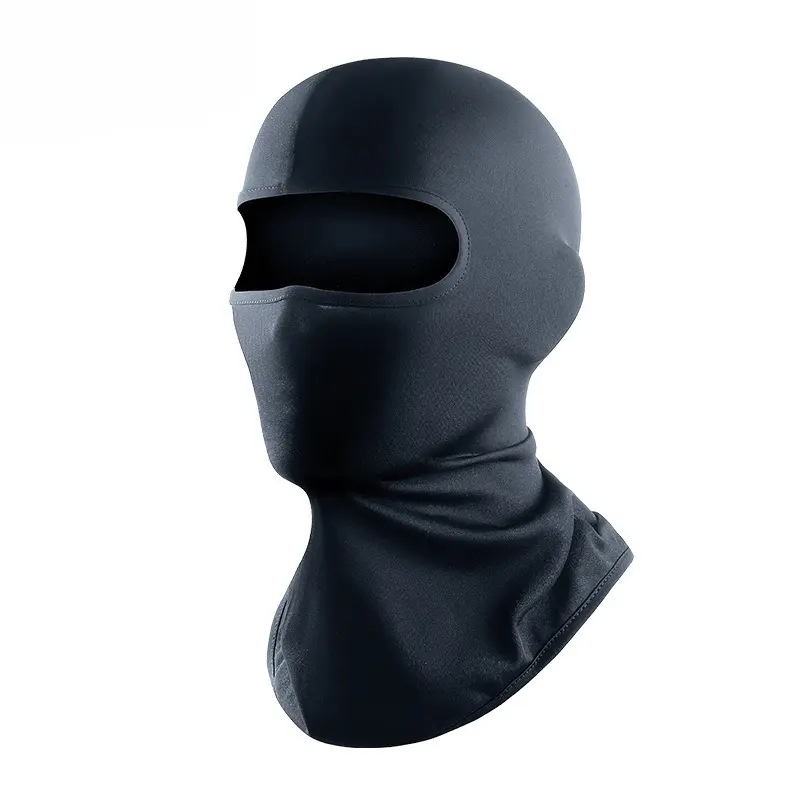 Cooling Breathable Balaclava Face Mask for Motorcycle Gear & Climbing, Unisex Solid Neck Gaiter with UV Protection, Converts to Wristbands, 1 Size, One Size, Masks