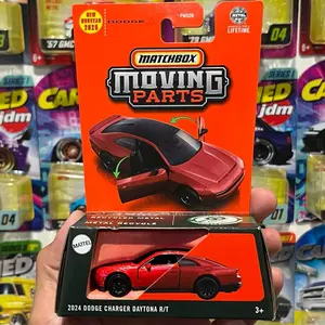 Mbox Moving Parts red 2024 Dodge Charger Daytona RT 1:64 scale diecast car