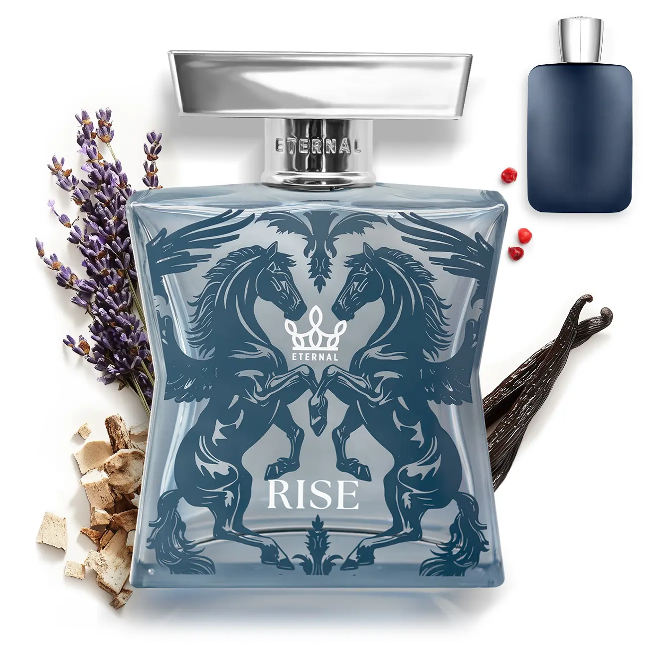 Eternal Rise - Inspired by Layton - 3.4 oz (100ml) - Eau de Parfum - Long-lasting - Vegan - Clean Ingredients - Cologne Spray for Men - 2000 sprays per bottle Fragrances Perfumes Elegant Fragrance
