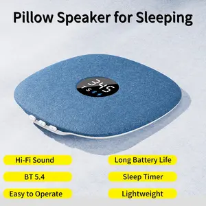 Portable Bluetooth-compatible Sleep Aid Speaker, Mini Bone Conduction Headphones with Display, Timer Function, Volume Control, TF Card Expansion, Wireless Speaker