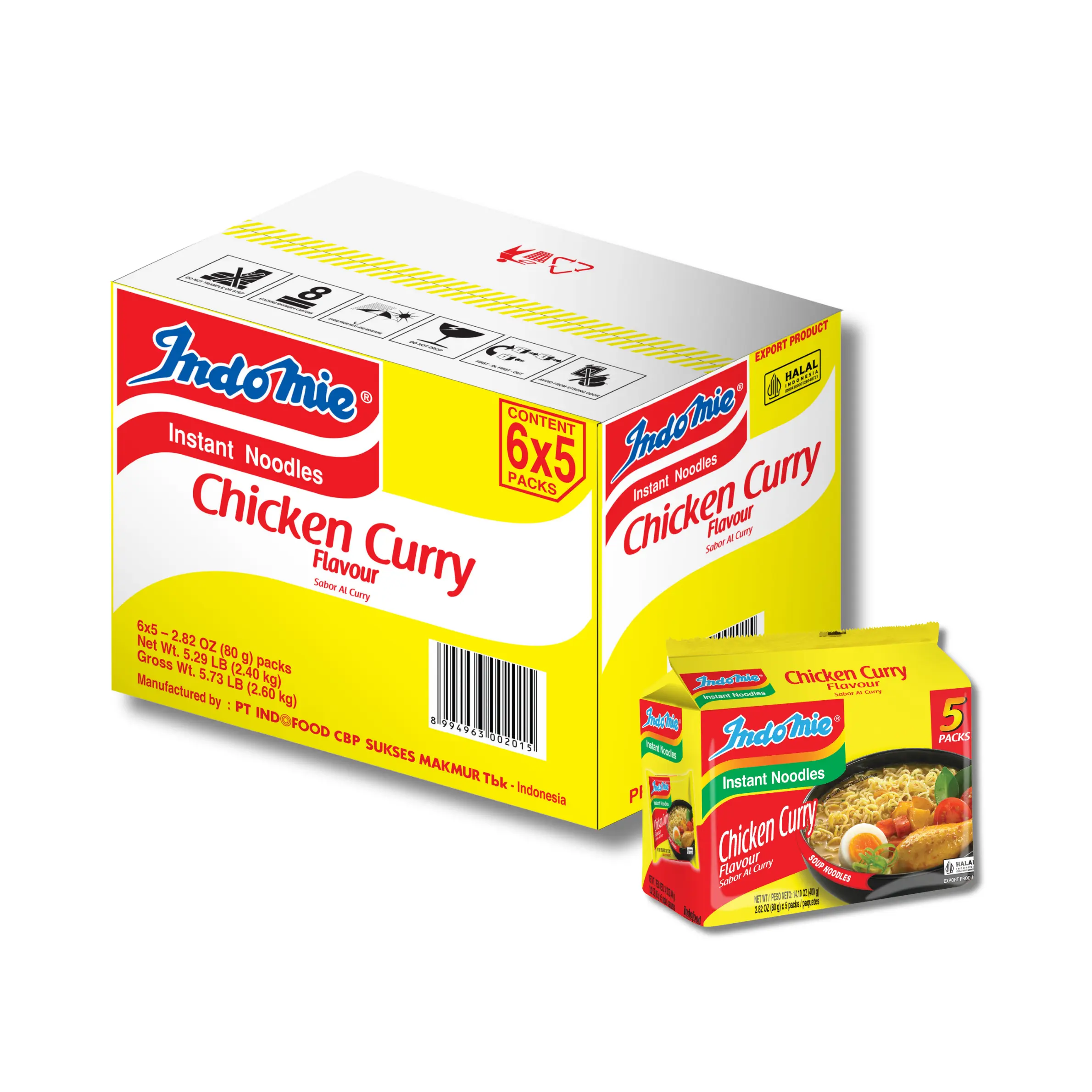 Official Indomie Chicken Curry Flavor (30 Packs)